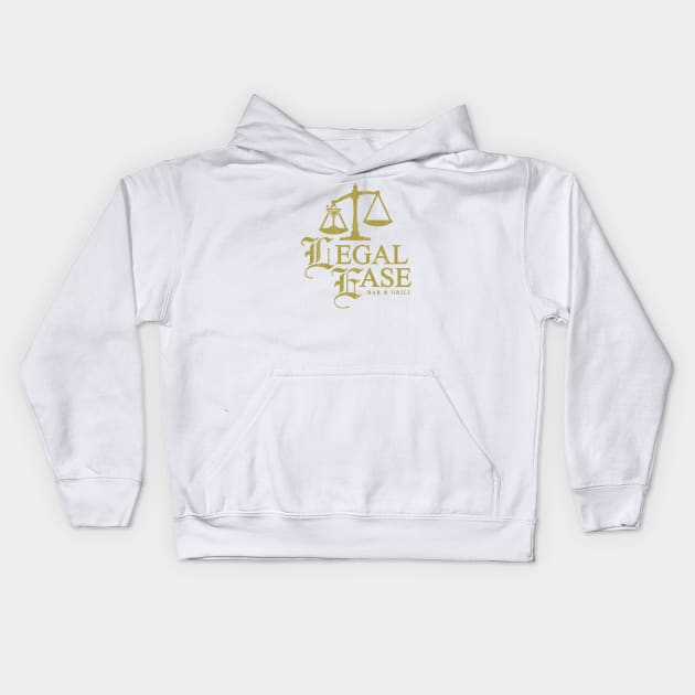 Legal Ease Bar & Grill (Variant) Kids Hoodie by huckblade